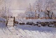 Claude Monet The Magpie Sweden oil painting artist